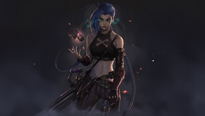 Jinx League Of Legends, League Of Legends, Games, 2025 Games, Artwork, Art, Digital Art, Video Games, Artstation, 4K wallpaper