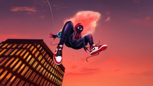 Spiderman, Miles Morales, Superheroes, Artwork, Digital Art, Artstation, 4K wallpaper