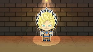 Goku, 8 Bit, Anime, Artist, Artwork, Digital Art, Deviantart, , 4K wallpaper