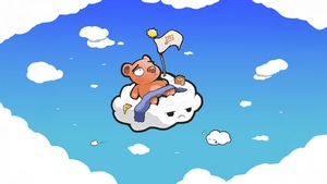 Bear, Cloud, Artist, Artwork, Art, Digital Art, Deviantart, 4K wallpaper
