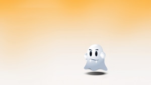 Ghost, Minimalism, Minimalist, Artist, Artwork, Digital Art, 4K wallpaper