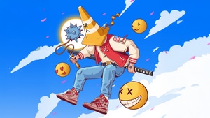 Traffic, Warrior, Emoji, Artist, Artwork, Art, Digital Art, 4K wallpaper