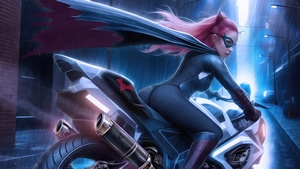 Batwoman, Biker, Superheroes, Artwork, Art, Digital Art, Artstation, 4K wallpaper