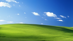 Windows XP, Landscape, Bliss, Blue Sky, Green landscape, 4K wallpaper