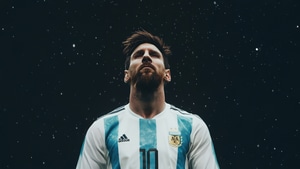 Leo Messi, Sports, Football, Lionel Messi, Fc Barcelona, Artwork, Art, Digital Art, Ai, 4K wallpaper