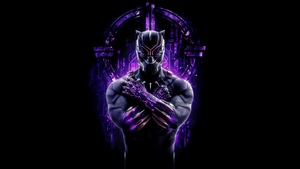 Black Panther, Superheroes, Artwork, Art, Digital Art, Ai, 4K wallpaper