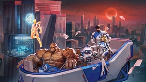 The Fantastic Four, Marvel Rivals, Invisible Woman, Ben Grimm, Human Torch, Games, 2025 Games, Superheroes, Video Games, 4K wallpaper