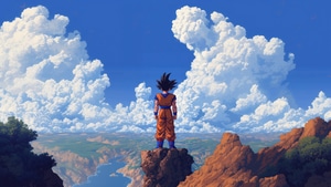 Goku, Dragon Ball, Anime, Artwork, Digital Art, Ai, Artist, 4K wallpaper