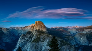Yosemite, Park, Glacier, Sky, Mountains, Mountain, Clouds, Nature, 4K wallpaper