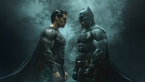 Batman, Superman, Superheroes, Artwork, Digital Art, Art, Ai, 4K wallpaper