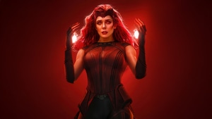 Scarlet Witch, Superheroes, Artwork, Digital Art, 4K wallpaper