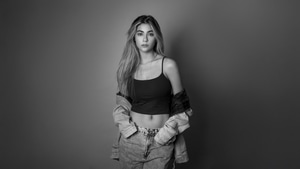 Girls, Model, Photoshoot, Monochrome, Black And White, 4K wallpaper