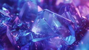 Sparkling, Gemstone, Purple aesthetic, 4K wallpaper