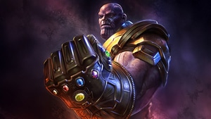 Thanos, Supervillain, Superheroes, Artwork, Digital Art, Artstation, 4K wallpaper