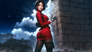 Ada Wong, Resident Evil, Games, 2024 Games, Artwork, Art, Digital Art, Ai, Video Games, Deviantart, 4K wallpaper