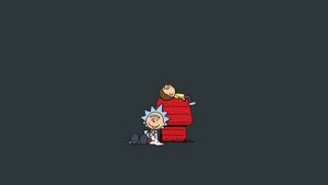 Rick, Rick And Morty, Cartoons, Tv Shows, Animated Tv Series, Artwork, Minimalist, Ai, , 4K wallpaper