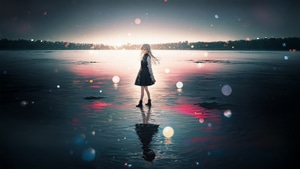 Anime Girl, Artwork, Art, Digital Art, Ai, Anime, Twilight, Artist, 4K wallpaper