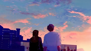Romantic, Love, Couple, Artist, Artwork, Digital Art, 4K wallpaper