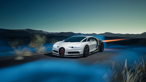 Bugatti Chiron, Aesthetic, CGI, Outdoor, 4K wallpaper