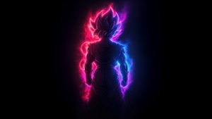 Goku, Anime, Artwork, Digital Art, Art, Deviantart, Dark, Black, Ai, Artist, 4K wallpaper