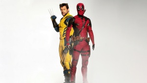 Deadpool and Wolverine, White background, 2024 Movies, 4K wallpaper