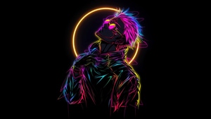 Jujutsu Kaisen, Anime, Artist, Artwork, Digital Art, Ai, Art, Dark, Black, Oled, 4K wallpaper