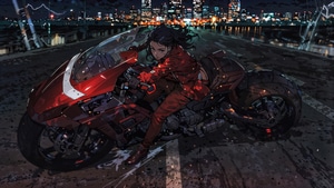 Artist, Artwork, Art, Digital Art, Ai, Biker, Cyberpunk, Deviantart, 4K wallpaper