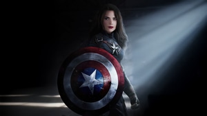 Captain America, Peggy Carter, Superheroes, Artwork, Artist, Deviantart, Art, Digital Art, Hayley Atwell, Artstation, 4K wallpaper