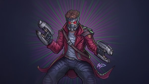 Star Lord, Superheroes, Artwork, Digital Art, Art, 4K wallpaper
