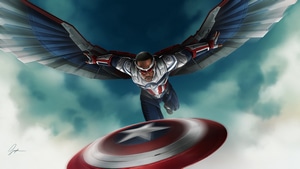 Captain America Brave New World, Superheroes, Artwork, Captain America, Artist, Anthony Mackie, Art, Digital Art, Artstation, 4K wallpaper