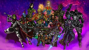 Guardians Of The Galaxy, Artwork, Art, Nebula, Yondu, Star Lord, Rocket, Drax The Destroyer, Gamora, Rocket Raccoon, Groot, Deviantart, Digital Art, Superheroes, Artstation, 4K wallpaper