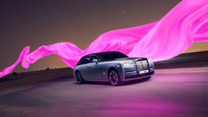 Rolls-Royce Phantom Series II, Pink aesthetic, 4K wallpaper