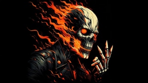 Ghost Rider, Superheroes, Artwork, Digital Art, Art, Ai, Dark, Deviantart, 4K wallpaper