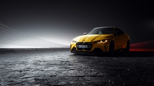 BMW M4 Competition, Dark background, 4K wallpaper