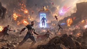 Avengers, Iron Man, Thanos, Captain America, Ai, Artwork, Superheroes, Deviantart, 4K wallpaper