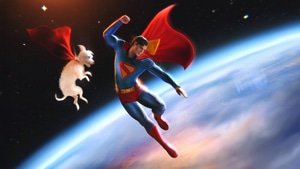 Superman, Superheroes, Artwork, Digital Art, Art, Dog, Krypto, 4K wallpaper