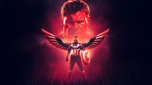 Captain America Brave New World, Superheroes, Artwork, Captain America, Artist, Anthony Mackie, Red Hulk, 4K wallpaper