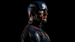 Captain America, Superheroes, Artwork, Digital Art, Ai, Dark, Art, 4K wallpaper