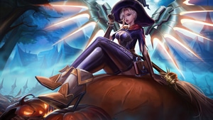 Mercy Overwatch, Overwatch, Games, Xbox Games, Ps Games, Pc Games, Fantasy Girls, Ai, Artwork, Art, Digital Art, Video Games, Artstation, 4K wallpaper