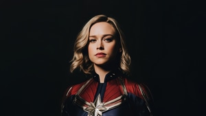 Captain Marvel, Superheroes, Artwork, Digital Art, Ai, Dark, 4K wallpaper