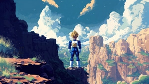 Vegeta, Dragon Ball, Anime, Artwork, Digital Art, Artist, 4K wallpaper