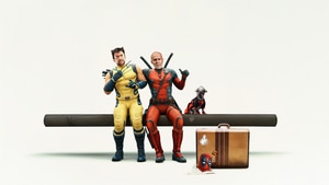 Deadpool And Wolverine, Deadpool 3, Wolverine, Deadpool, Superheroes, Artwork, Digital Art, 4K wallpaper