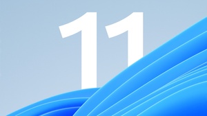 Windows 11, Stock, Blue aesthetic, 4K wallpaper