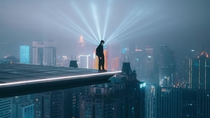 Artist, Photography, Photoshoot, Cityscape, City, Lights, 4K wallpaper