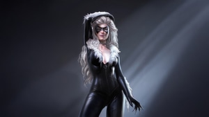 Black Cat, Superheroes, Artwork, Digital Art, Art, 4K wallpaper