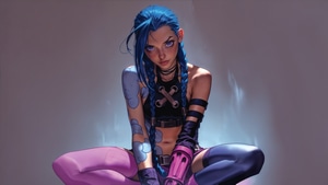 Jinx League Of Legends, League Of Legends, Games, Ai, Artwork, Digital Art, Art, Video Games, , 4K wallpaper