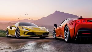 Ferrari F8 Tributo, Ferrari SF90, Forza Horizon 5, 4K wallpaper