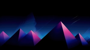 Artist, Artwork, Art, Digital Art, Pyramid, Minimalism, 4K wallpaper