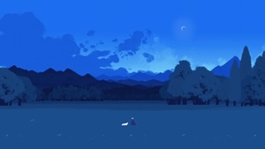 Artist, Artwork, Art, Digital Art, Ai, Mountains, Minimalism, 4K wallpaper