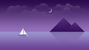 Artist, Artwork, Art, Digital Art, Ai, Minimalism, Boat, 4K wallpaper